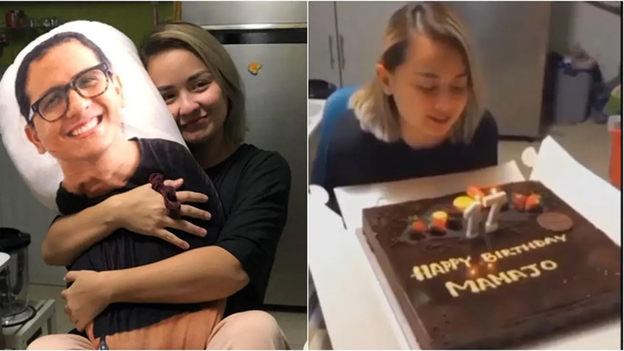 7 Momen Haru Ulang Tahun Joanna Alexandra, Peluk Erat Bantal Raditya Oloan