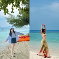 Ayu Ting Ting bersama keluarganya beberapa waktu lalu menikmati liburan ke pulau. Momen ini juga sekaligus untuk merayakan ulang tahun ibunya. [@ayutingting92].