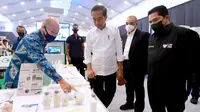 Presiden Jokowi Apresiasi Teknologi Lokal Inovasi Greenhope dalam BUMN Start Up Day.
