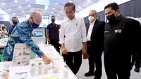 Presiden Jokowi Apresiasi Teknologi Lokal Inovasi Greenhope dalam BUMN Start Up Day.