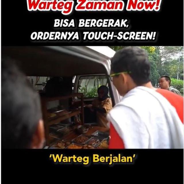 Sandiaga Uno Punya Warteg Langganan yang Unik, Apa Menu Favoritnya?