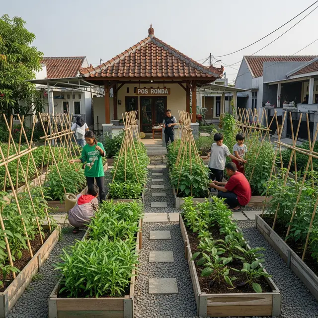 9 Ide Kebun Sayur di Sekitar Pos Ronda untuk Aktivitas Warga, Jadi Sumber Pangan