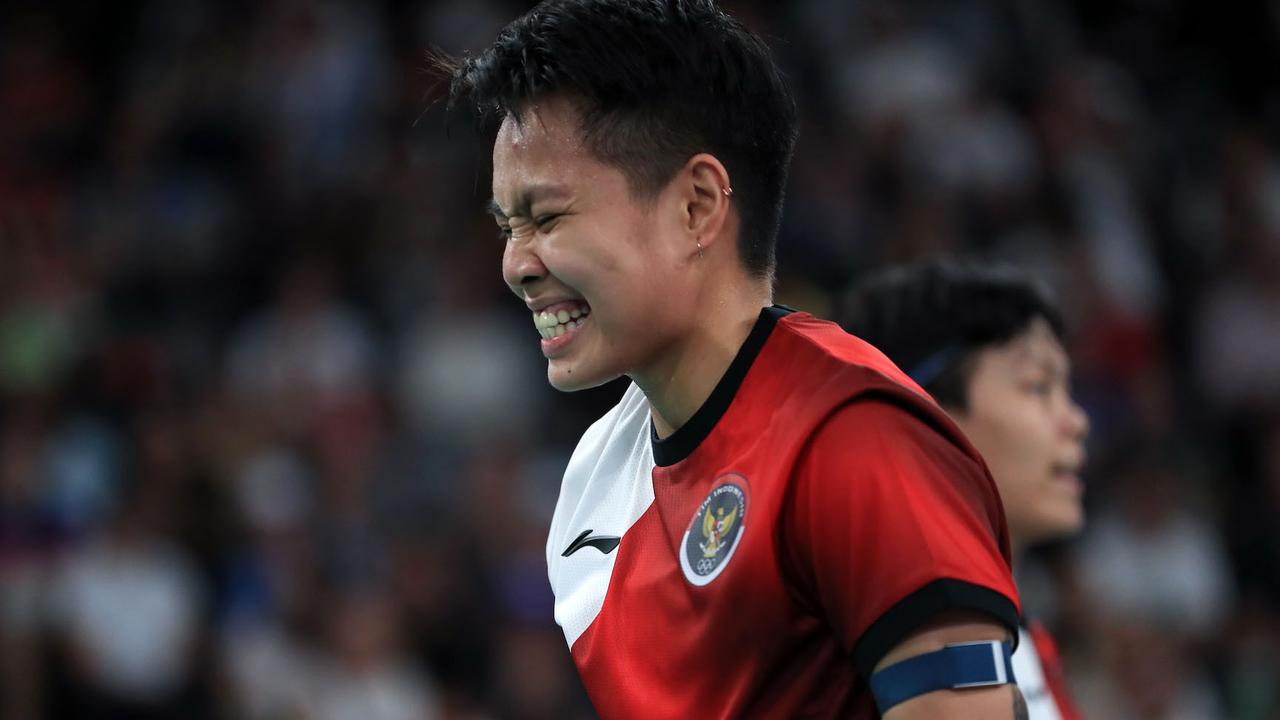 Foto: Apriyani/Fadia Dijegal Pasangan Jepang di Laga Perdana Fase Grup Olimpiade Paris 2024