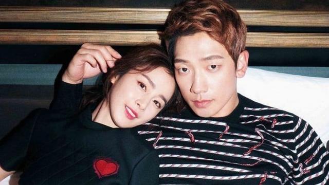 Rain dan  Kim Tae Hee. (foto: Soompi)