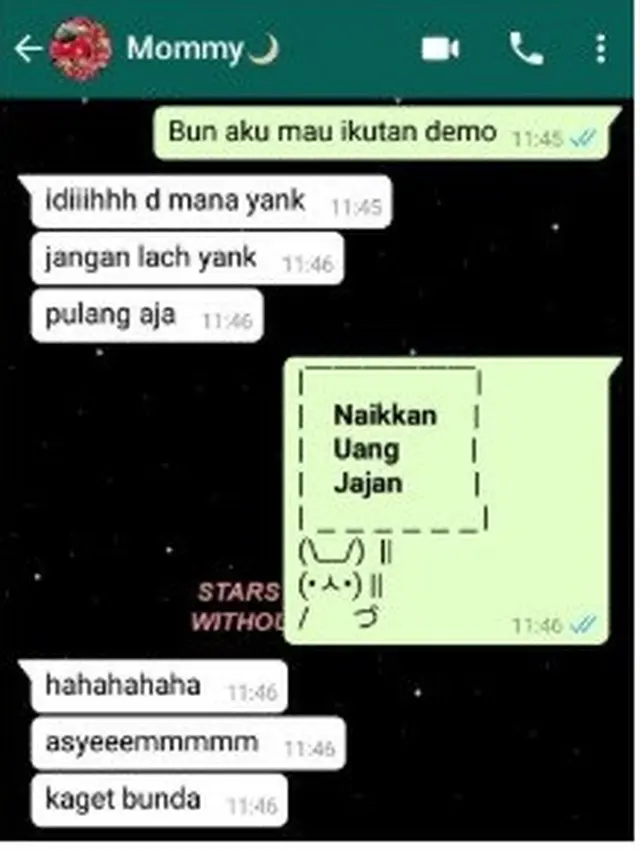 Aksi Demo Kenaikan Uang Jajan ala Netizen Ini Bikin Ketawa Geli
