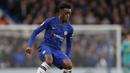 5. Callum Hudson Odoi (Chelsea) - Pemain berusia 19 tahun ini merupakan salah satu talenta paling berbakat yang dimiliki Inggris saat ini. Callum Hudson Odoi menjadi pemain termuda dalam sejarah timnas Inggris yang melakukan debut di kompetisi resmi. (AFP/Adrian Dennis)