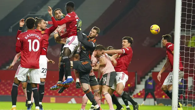 Foto Liga Inggris: Sheffield United Bungkam Manchester United di Old Trafford