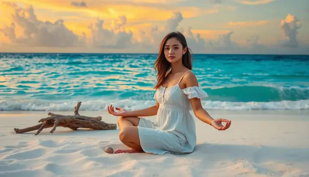 Prompt Gemini AI Viral Edit Foto Estetik Sendiri di Pantai saat Senja, Hasil Realistis