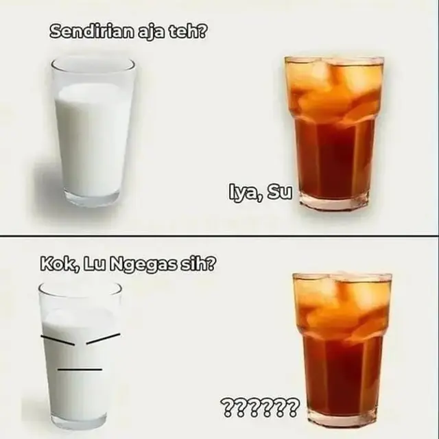 6 Meme Es Teh Ini Bikin Ngakak, Minuman Favorit di Berbagai Suasana