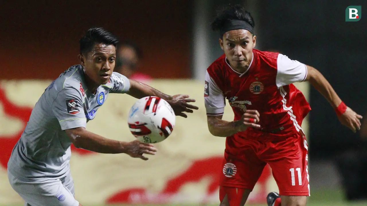 FOTO:  2 Gol Persija Bikin Persib Keok di Paruh Waktu Final Leg Pertama Piala Menpora