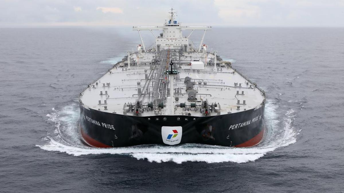 Penampakan Kapal Tanker Raksasa Pertamina Berkapasitas 2 Juta Barel Minyak  - Bisnis Liputan6.com