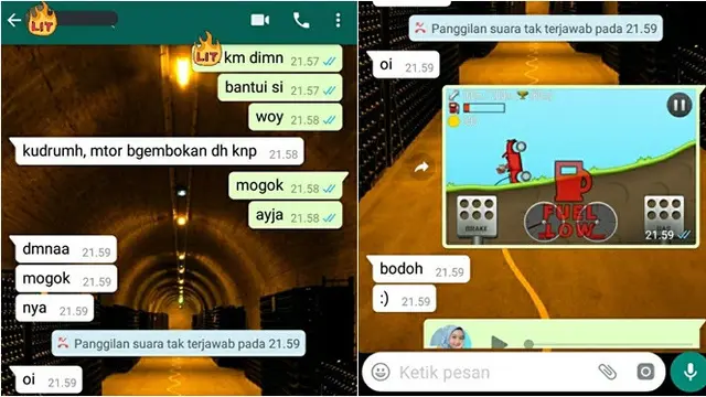 5 Chat Ngeprank Kehabisan Bensin Ini Bikin Emosi