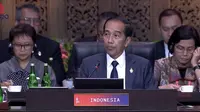 Presiden Joko Widodo (Jokowi) dalam pembukaan KTT G20 di Bali, (15/11/2022). Foto: tangkapan layar sekretariat presiden.
