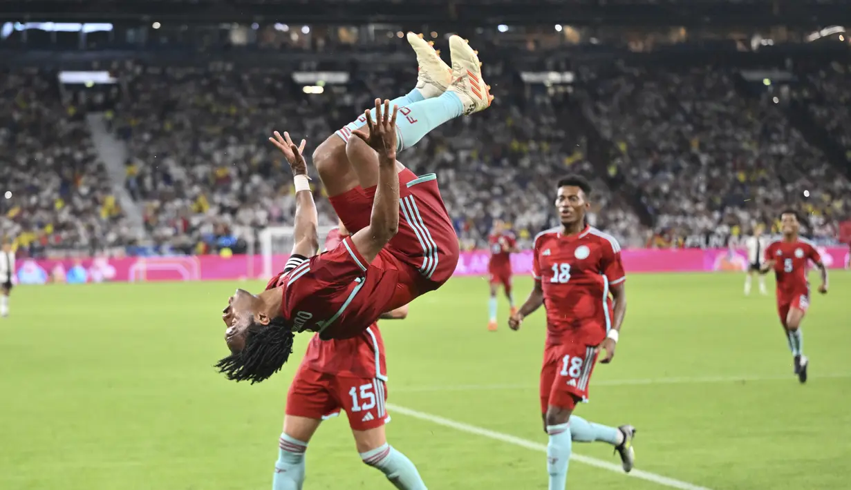 Dua gol kemenangan Kolombia atas Jerman seluruhnya tercipta di babak kedua. (AP Photo/Martin Meissner)