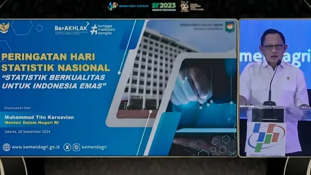 Acara Anugerah Hari Statistik Nasional di Hotel Grand Mercure, Jakarta, Kamis (26/9/2024). (Dok Pemko Medan)