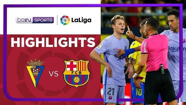 Berita video highlights Liga Spanyol, Barcelona ditahan Cadiz 0-0, Jumat (24/9/21)
