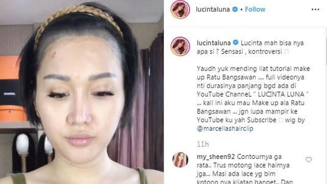 Unggahan Lucinta Luna. (Foto: Dok. Instagram @lucintaluna)