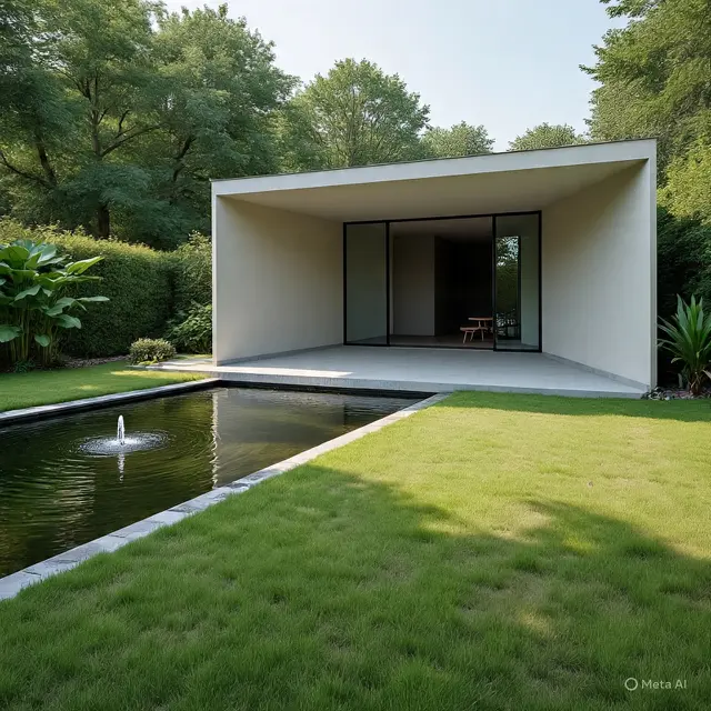 Inspirasi Desain Rumah Mungil Minimalis Modern di Pedesaan