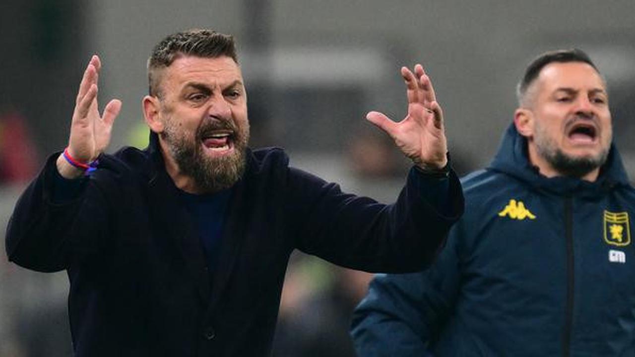 Momen Unik Daniele De Rossi Bawa Genoa Kalahkan AS Roma di Liga Italia