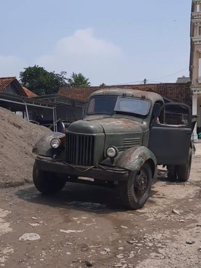 Truk Titipan Perang Milik Uni Soviet (TikTok/@cahbaguscania_14)