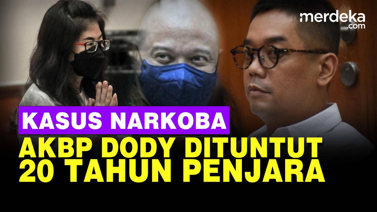 VIDEO: AKBP Dody Dituntut Jaksa 20 Tahun Penjara Kasus Narkoba Teddy Minahasa