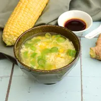 ilustrasi sup jagung/Amallia Eka/Shutterstock