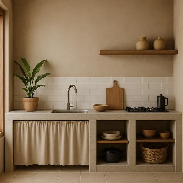 7 Desain Dapur Kecil Tanpa Kitchen Set yang Tetap Menawan, Solusi Praktis untuk Rumah Minimalis