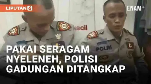 VIDEO: Pakai Seragam yang Tak Biasa, Polisi Gadungan di Sampang Ditangkap