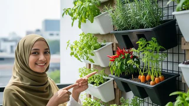 Inspirasi Model Kebun Sayur Mini dengan Konsep Kontainer Mix
