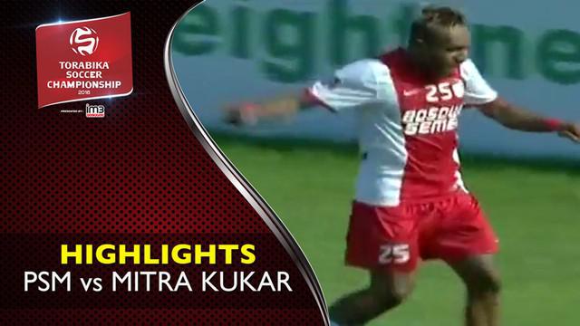 Video highlights TSC 2016 antara PSM Makassar vs Mitra Kukar yang berakhir dengan skor 2-1 di Stadion Andi Mattalatta Matoangin.