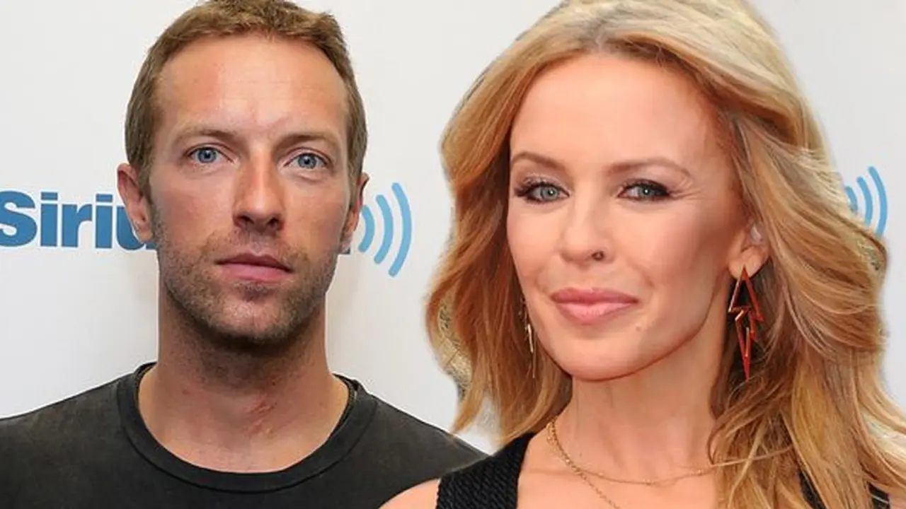 Chris Martin dan Kylie Minogue 