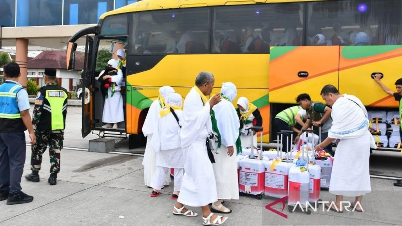Calon Haji Kloter 11 Embarkasi Palembang Langsung Berihram dari Tanah Air Menuju Jeddah