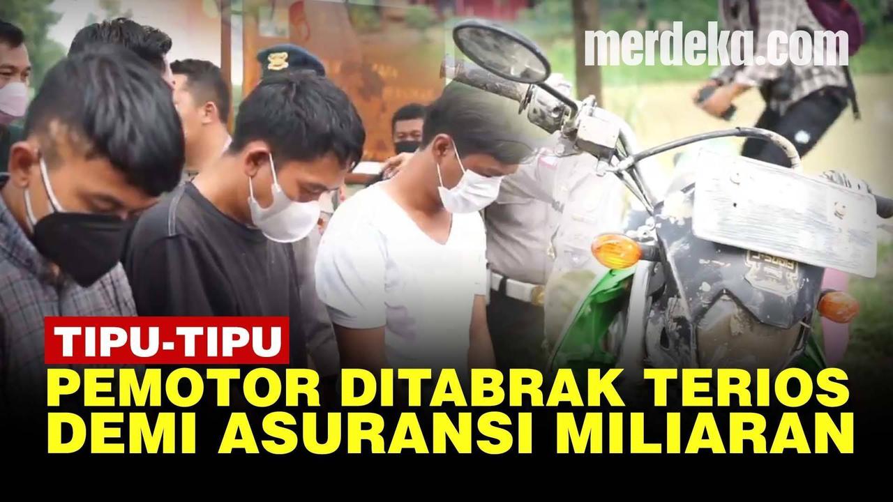 VIDEO: Begini Cara Polisi Bongkar Kasus Pemotor Ditabrak Fortuner Demi Klaim Asuransi