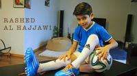 Pemain muda asal Palestina, Rashed Al-Hajjawi. (dok. Sprintesport)