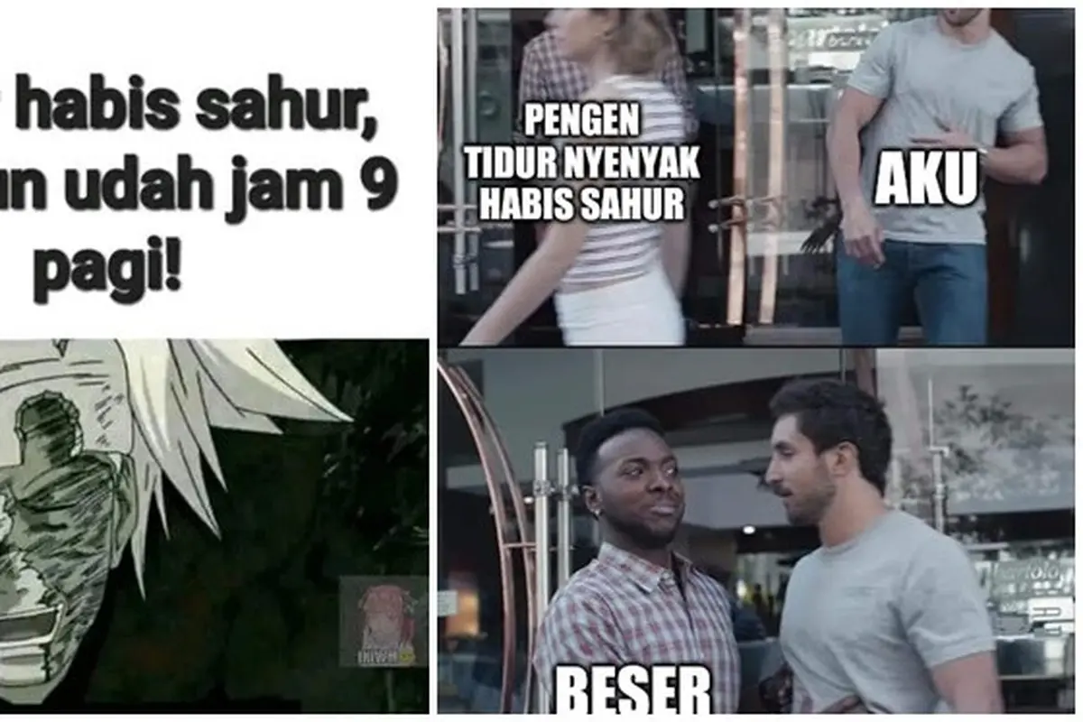6 Meme Tidur Setelah Sahur Ini Sering Dialami, Bikin Angguk Setuju