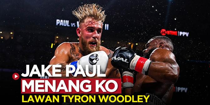 VIDEO: Momen Youtuber Jake Paul Menang KO atas Tyron Woodley