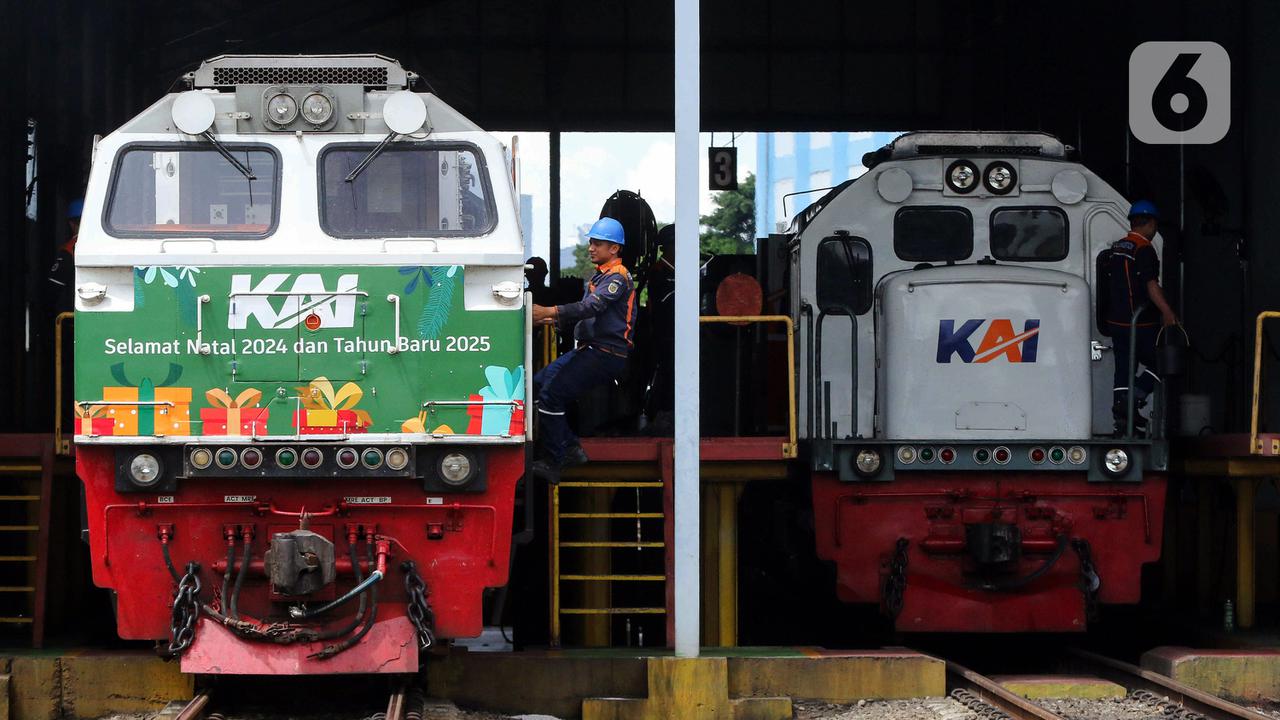Sambut Libur Nataru 2024/2025, PT KAI Pastikan Kelayakan Lokomotif Kereta Api Jarak Jauh