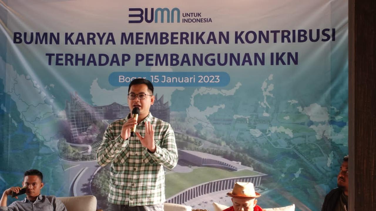 Tommy Kurniawan mengaku kagum dengan pembangunan IKN oleh salah satu perusahaan BUMN.