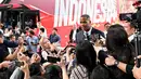Pelatih Timnas Indonesia, Patrick Kluivert memberikan keterangan di depan media setelah kunjungan ke kediaman Presiden Prabowo di Kartanegara, Jumat (06/06/2025). Acara ini merupakan bentuk apresiasi dari presiden untuk kemenangan Skuad Garuda atas China dalam laga putaran ketiga Kualifikasi Piala Dunia 2026. (Biro Pers Sekretariat Presiden/Cahyo)