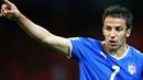 Italian forward Alessandro Del Piero gestures during the Euro 2008 Championships Group C football match the Netherlands vs. Italy on June 9, 2008 at the stade de Suisse in Bern. AFP PHOTO - DDP / RONNY HARTMANN