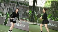 Gaya Aaliyah Massaid Olahraga Padel Usai 1 Bulan Melahirkan, Tetap Stylish dan Aktif (sumber: Instagram/aaliyah.massaid)