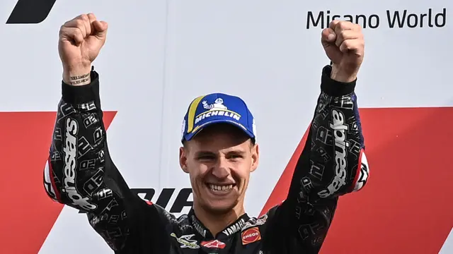 Foto: Yamaha Kembali Berjaya, Fabio Quartararo Raih Juara Dunia MotoGP 2021 di Sirkuit Misano