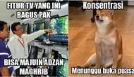 Meme jelang buka puasa (Sumber: 1cak/Instagram/doge_samurai17)