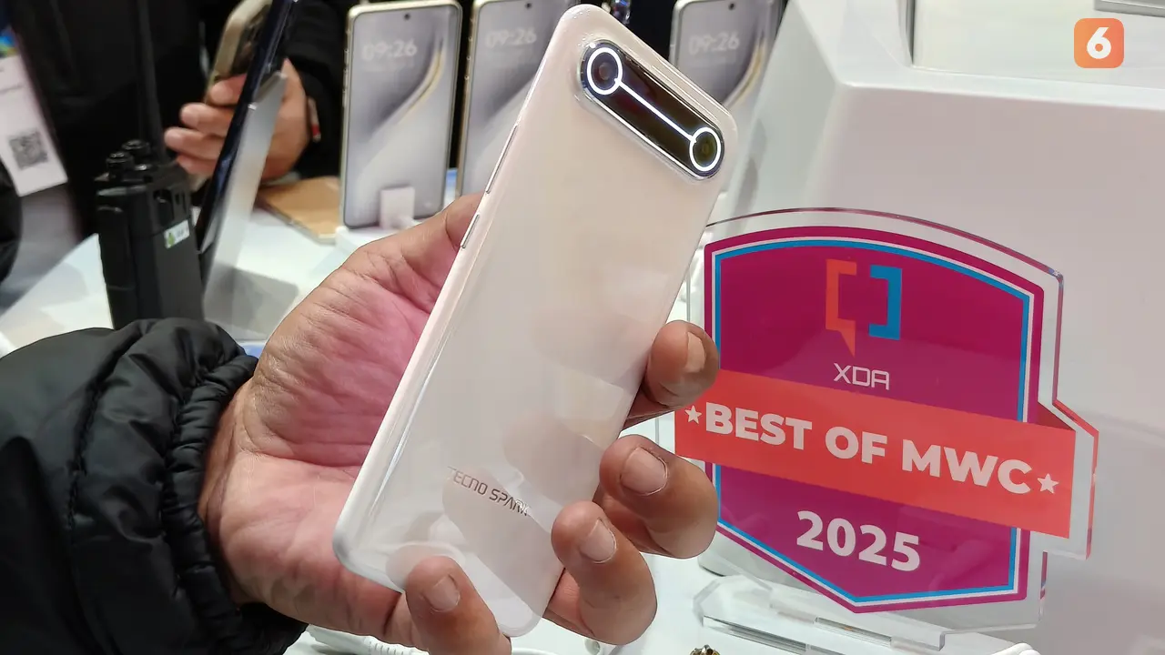 Tecno Spark Slim. Liputan6.com/Agistinus Mario Damar
