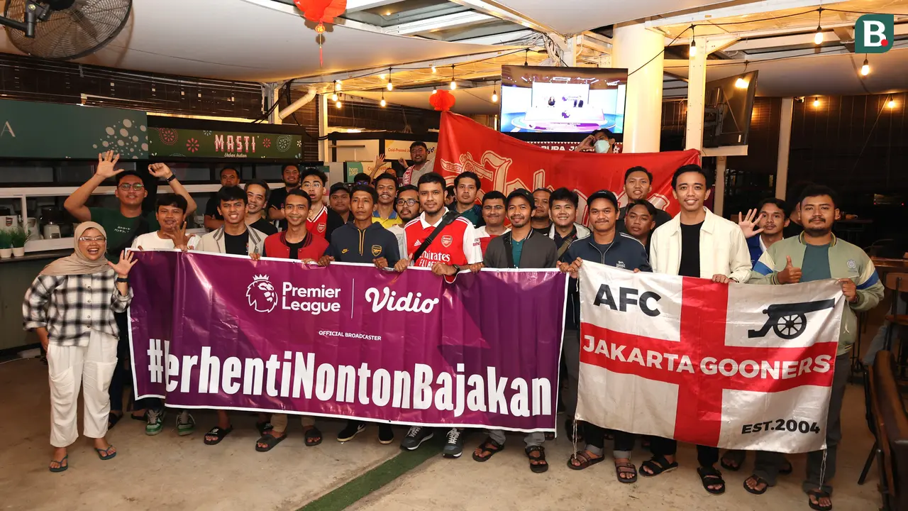 Foto: Bahagianya Fans Arsenal Saat Roaring Night Liga Inggris, The Gunners Gilas Burnley 5 Gol Tanpa Balas