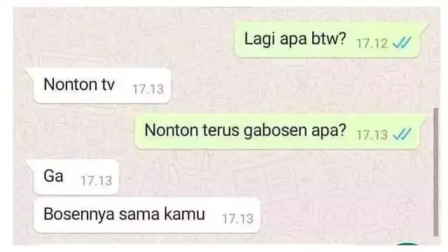 6 Jawaban Absurd Saat Ditanya Lagi Apa di Chat Ini Kocak
