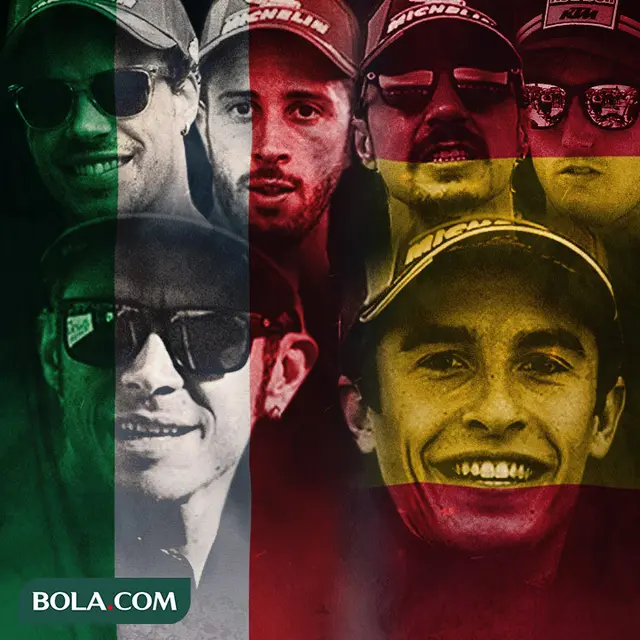 MotoGP - Geng Italia Vs Geng Spanyol