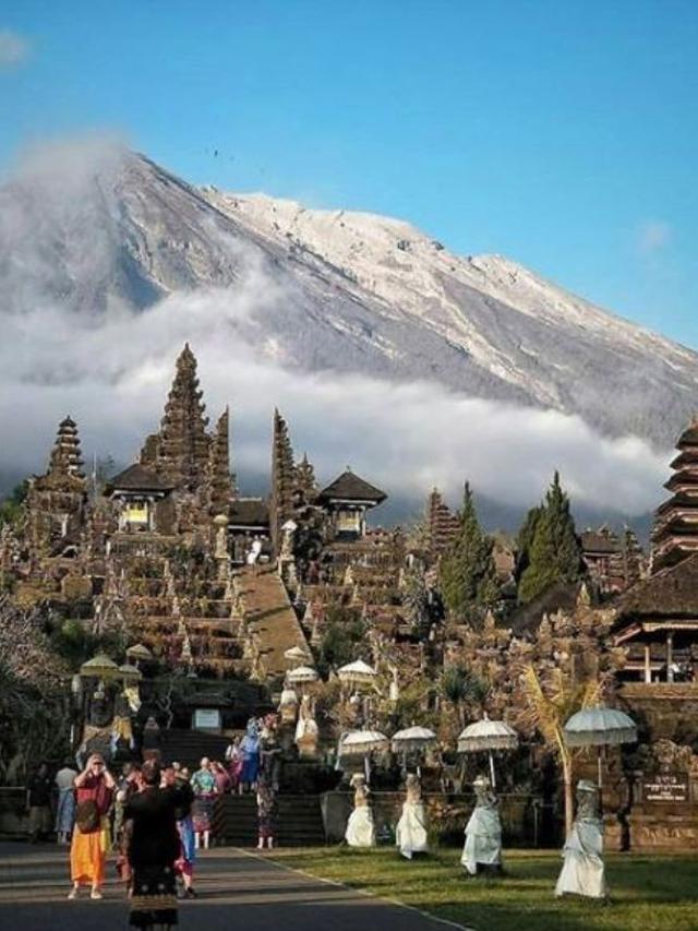 Mengenal Gunung Agung Destinasi Favorit Para Pendaki Yang Kembali Erupsi Lifestyle Liputan6 Com