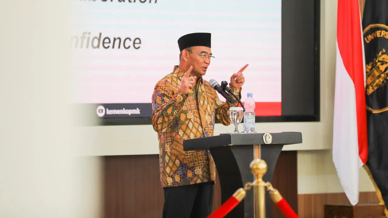 Menteri Koordinator Bidang Pembangunan Manusia dan Kebudayaan (Menko PMK) Muhadjir Effendy.