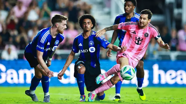 Foto: Menikmati Magis Lionel Messi yang Belum Habis, Inter Miami Sikat CF Montreal di MLS